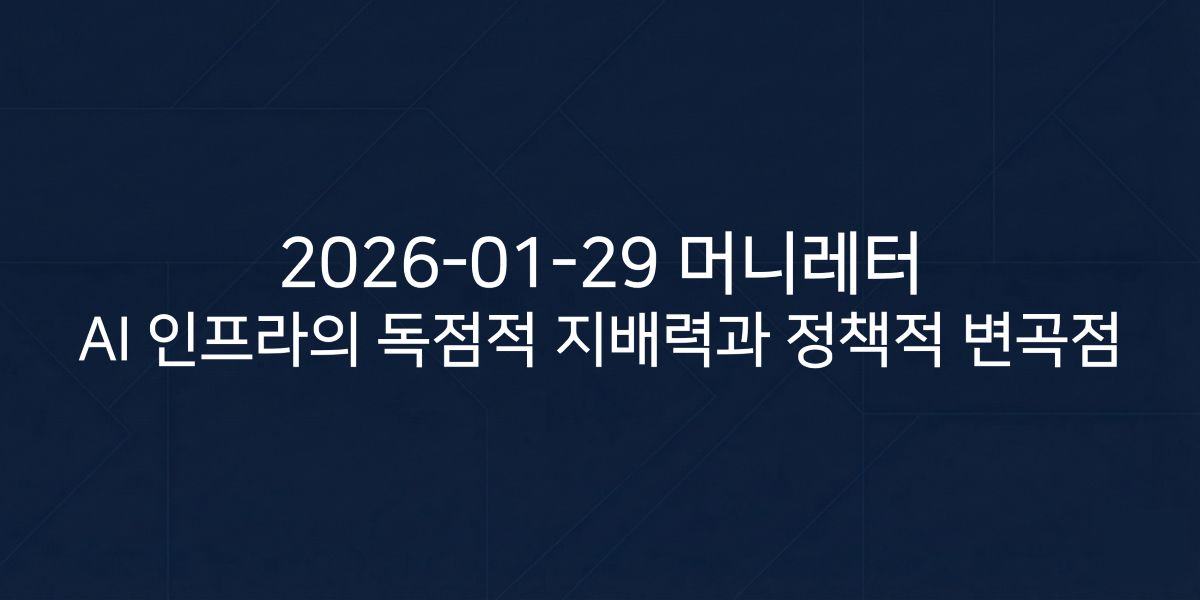 2026-01-29 머니레터 섬네일 이미지입니다.