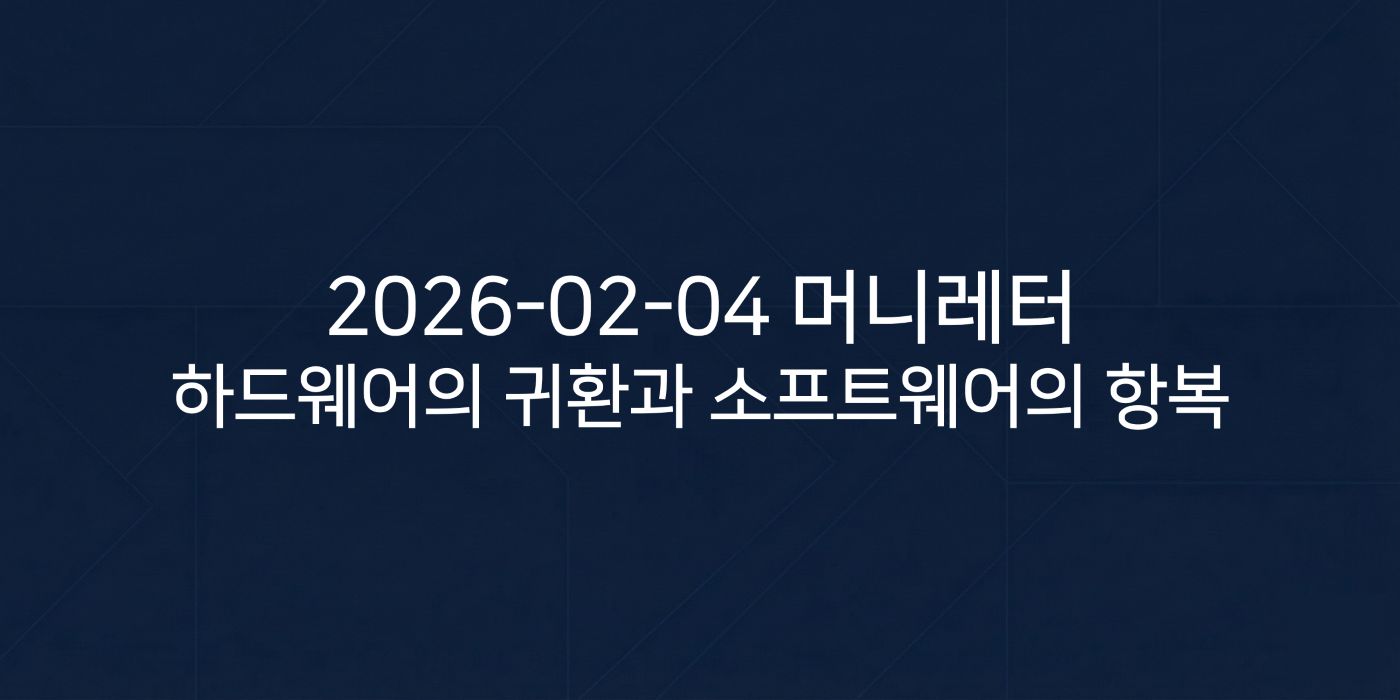 2026-02-04 머니레터 섬네일 이미지입니다.