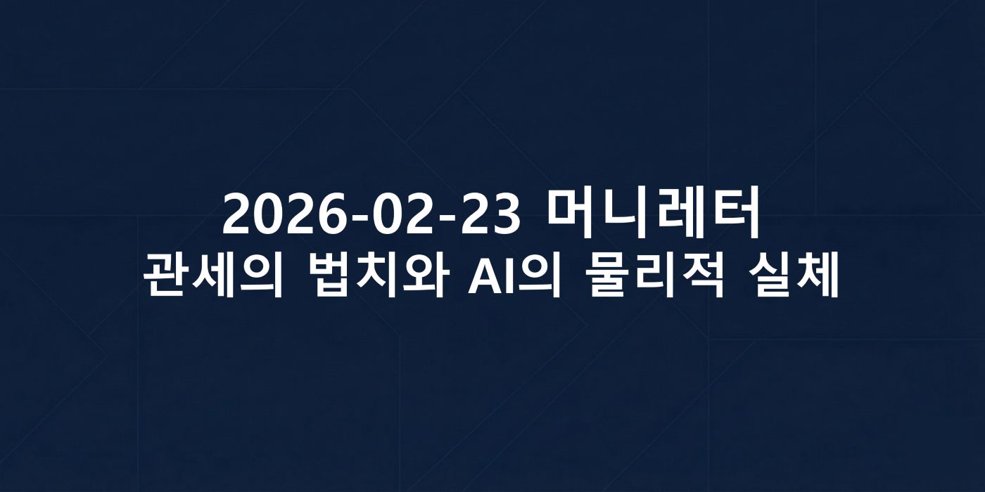 2026-02-23 머니레터 섬네일 이미지입니다.