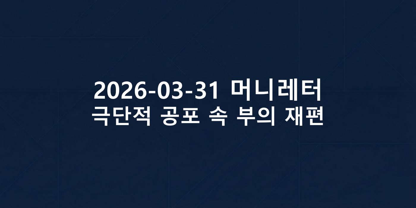 2026-03-31 머니레터 섬네일 이미지입니다.